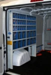 Lato sinistro allestimento interno Boxer