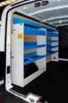 Officina mobile su furgone attrezzato per manutenzione carri ponte