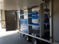 Officina mobile su rimorchio o container