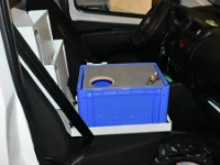 Organizer sul sedile del Fiat Fiorino