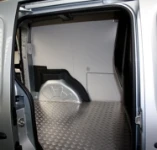 Pianale in alluminio mandorlato e pannellatura per Citan