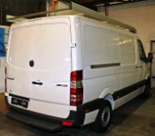 Portapacchi sul tetto del Mercedes Sprinter