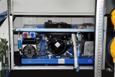 Potente generatore e compressore per furgoni