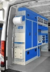 02_Parete sinistra Daily con armadi per furgone Syncro 