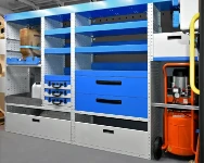 03_ Parete sinistra Crafter con compressore compatto per furgone 