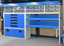 04_Fermavaligie automatico su Ford Custom con navetta e controfianco