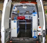 Allestimento Nissan Primastar come officina Mobile