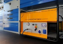 Esempio allestimento su Daily con macchina generatore + compressore