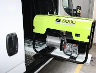 Il generatore all'esterno del Daily Iveco