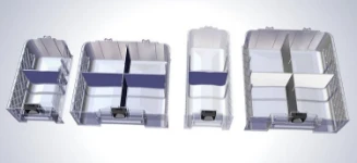 Nuovo cassetto trasparente doppio da 26 cm