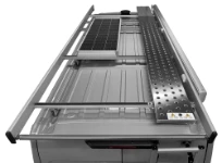 Passerella in acciaio per camminare sul tetto del furgone 