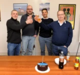 Personale Syncro e della Jernej Korpar s.p. brindano ai 10 anni degli allestimenti Syncro in Slovenia