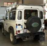 Portapacchi per Defender con spondine e rullo