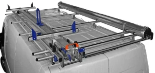 Portascala ammortizzato e porta tubi per Movano