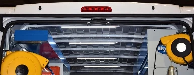 Svolgitubo e svolgicavo collegati al generatore 