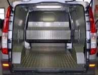 Rivestimento interno e allestimento con valige per Citroen Jumpy