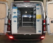 Rivestimento interno e allestimento con valige per Citroen Jumpy