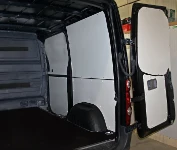 Rivestimento lato destro e pannello portautensili su Citroen Jumpy