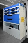 Rivestimento lato destro e pannello portautensili su Citroen Jumpy