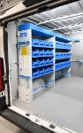 Scaffalatura laterale con contenitori per Toyota Proace Max