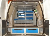 Scaffalature e cassettiere per furgoni su FIAT SCUDO 1995 L1 09b