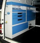 Scaffalature e cassettiere per furgoni su FORD TRANSIT 2000 L2 H2 08b