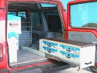 Scaffalature e cassettiere per furgoni su LAND ROVER DISCOVERY 01b