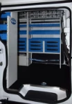NV250 con rivestimento interno in legno e lamiera