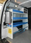 Scaffalature e cassettiere per furgoni su VOLKSWAGEN CADDY 2003 L1 06b