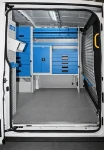 SCAFFALATURE PER FURGONI SU FORD TRANSIT 2014 L2 H2 10e