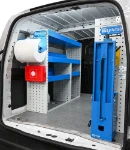 Scaffale lato sinistro con portarotolo e pronto soccorso Doblo