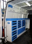 SCAFFALI FURGONE SU VOLKSWAGEN LT 1996 L2 H2 08b