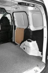 Rivestimento lato sinistro del Dacia Dokker con copriruota in alluminio mandorlato