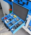 Valigetta nell’allestimento Syncro, con 10 vaschette 