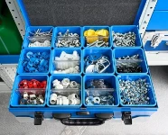 Valigetta nell’allestimento Syncro, con 12 vaschette 
